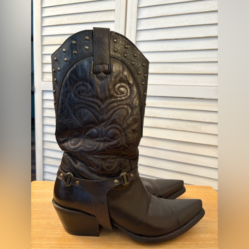 Steve Madden Brown Cowboy Boots